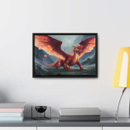 The Inferno Guardian - Gallery Canvas Wraps, Horizontal Frame