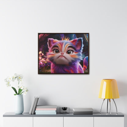 Regal Whiskers in the Enchanted Forest - Gallery Canvas Wraps, Horizontal Frame