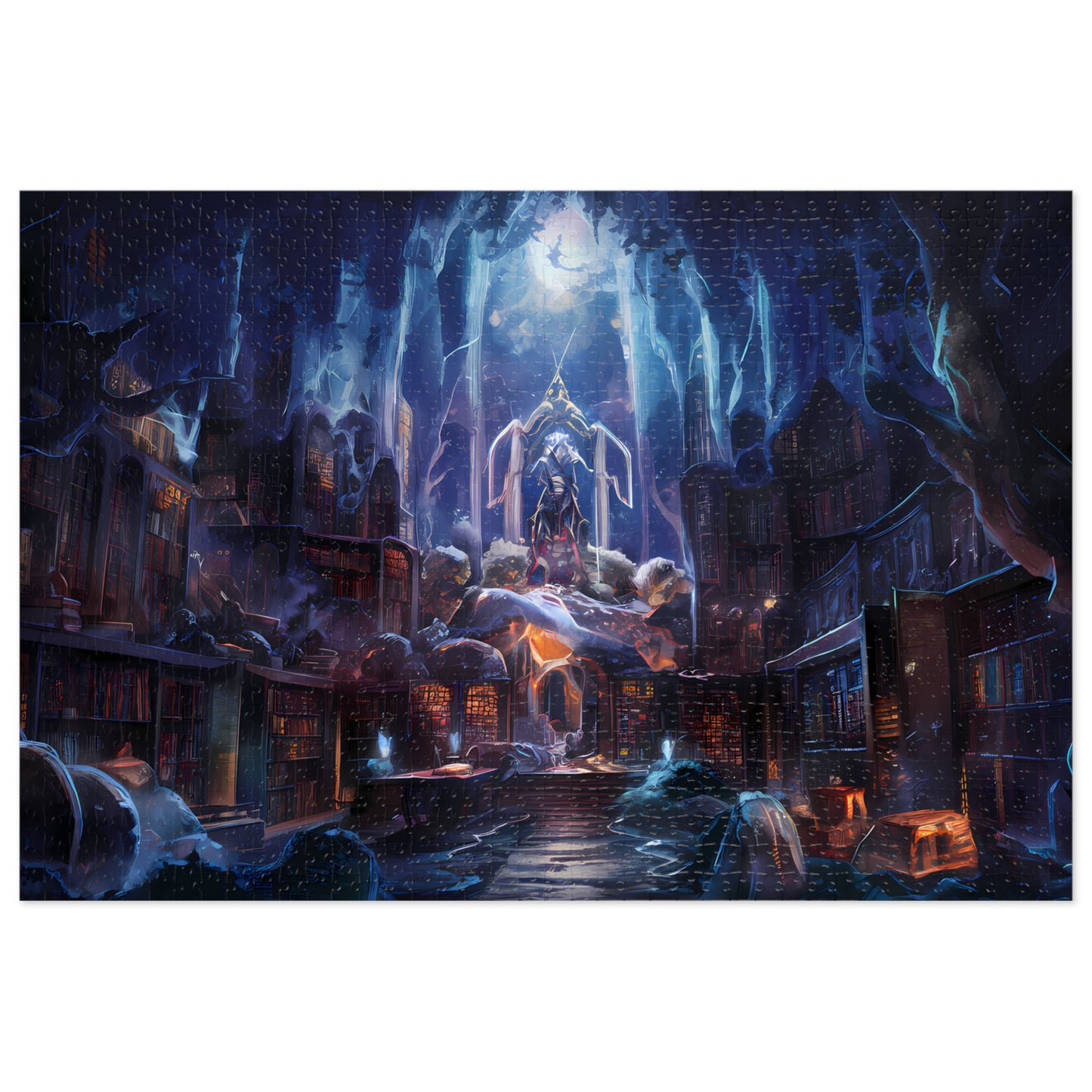 Sanctuary of Forgotten Knowledge - Jigsaw Puzzle (30, 110, 252, 500,1000-Piece)