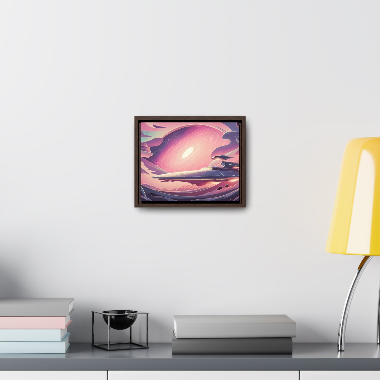 Voyage Through the Cosmic Vortex - Gallery Canvas Wraps, Horizontal Frame