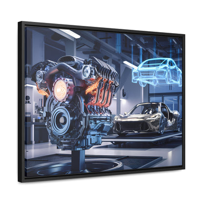"Cutting-Edge Automotive Engineering" - Gallery Canvas Wraps, Horizontal Frame