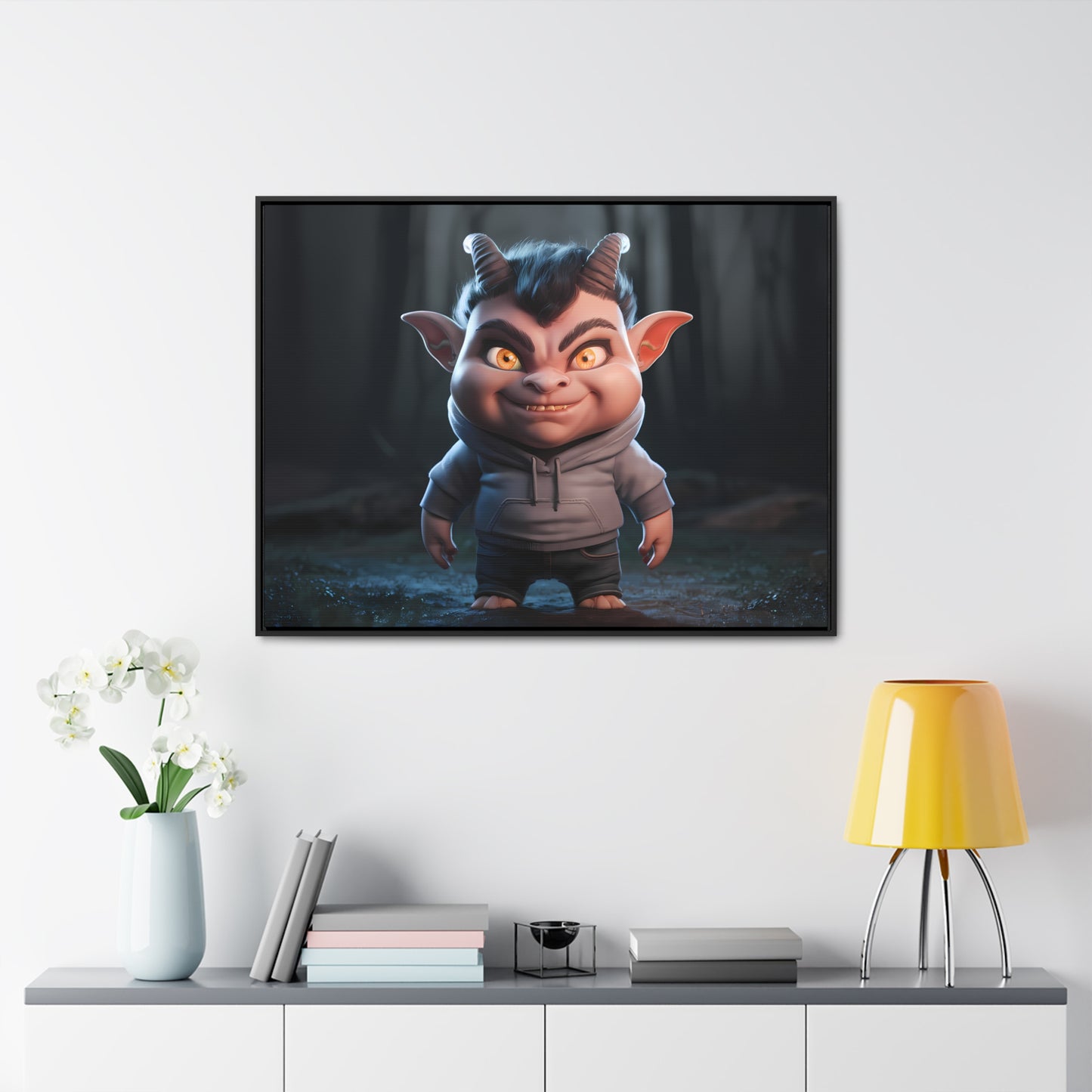 "Forest Mischief" - Gallery Canvas Wraps, Horizontal Frame