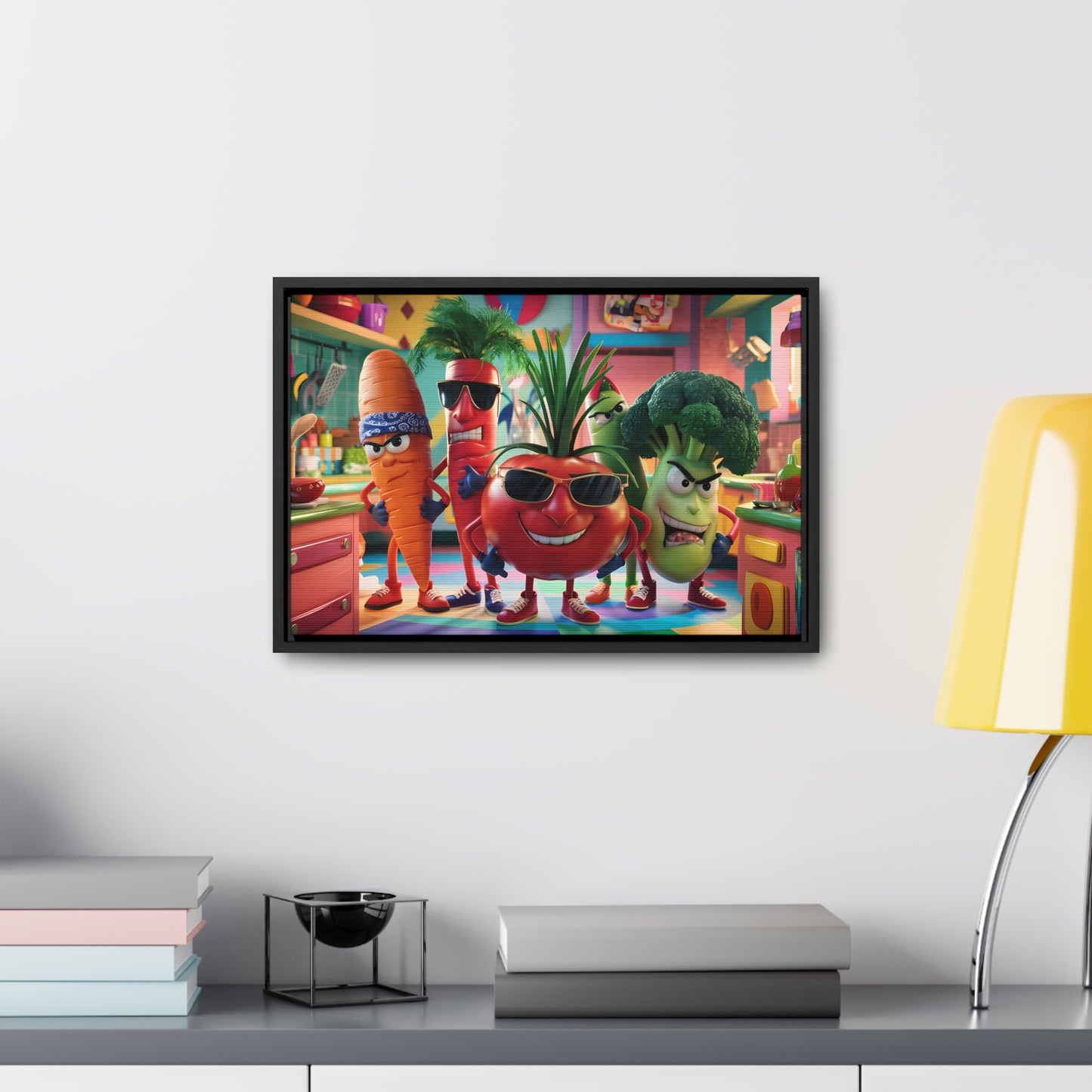 The Veggie Squad's Kitchen Takeover - Gallery Canvas Wraps, Horizontal Frame