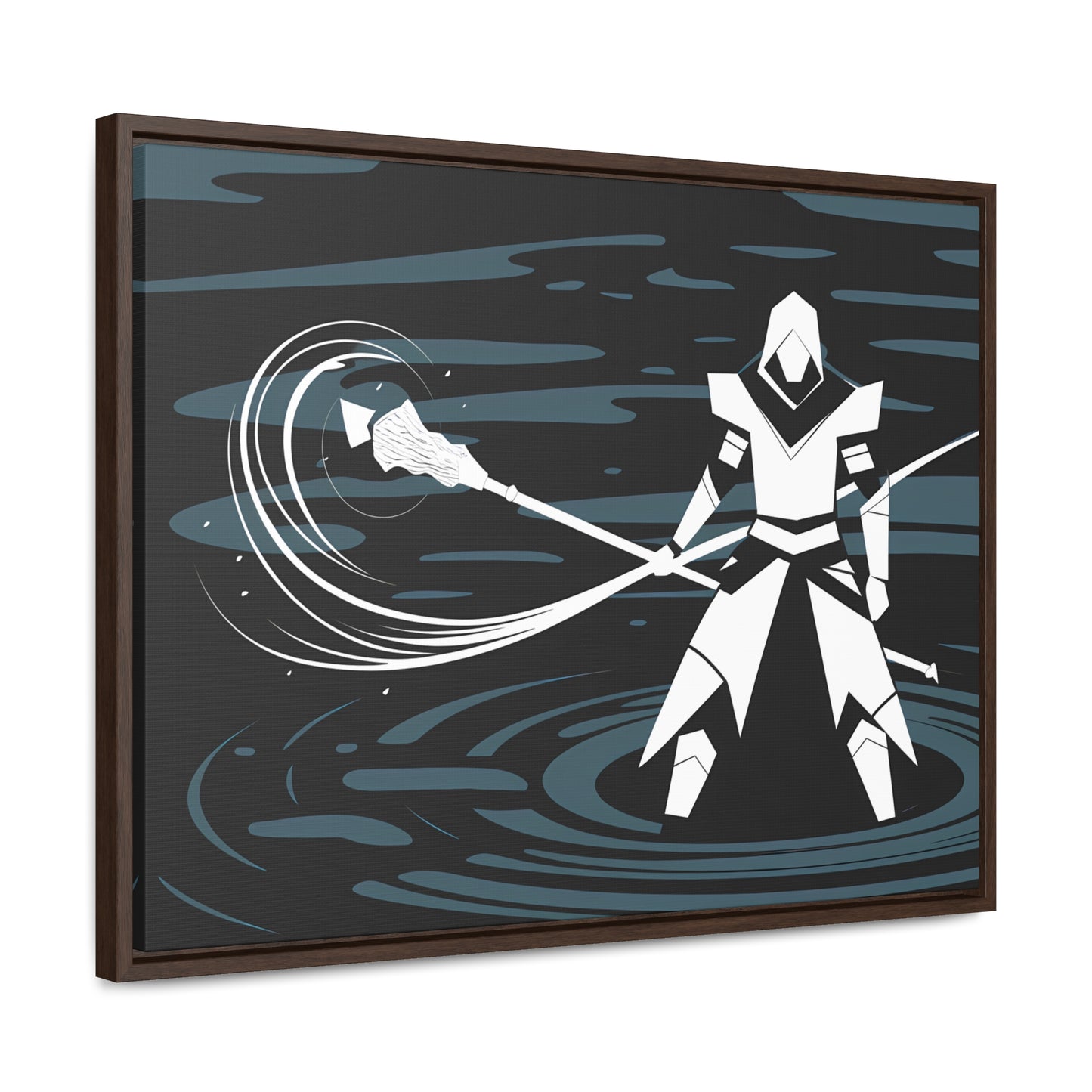 "Guardian of the Abyss" - Gallery Canvas Wraps, Horizontal Frame