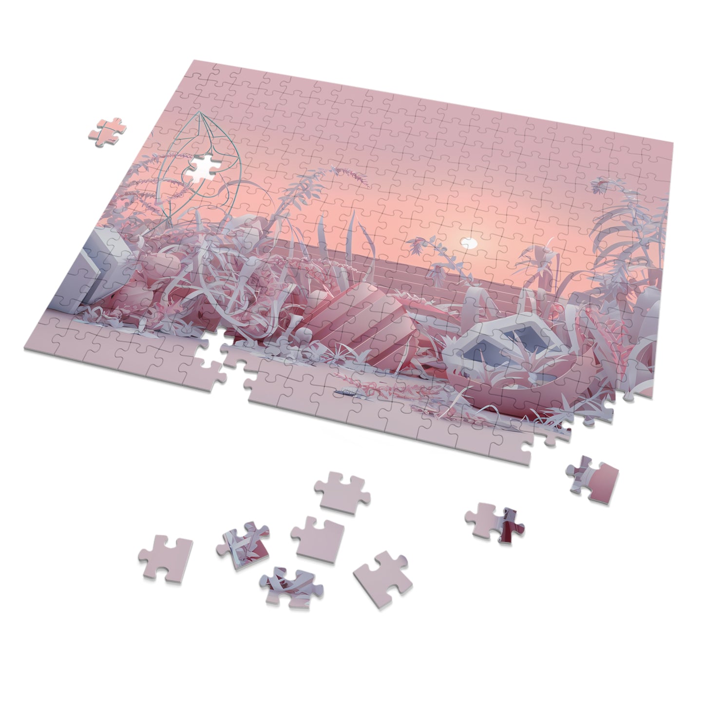 Ephemeral Garden at Dusk - Jigsaw Puzzle (30, 110, 252, 500,1000-Piece)