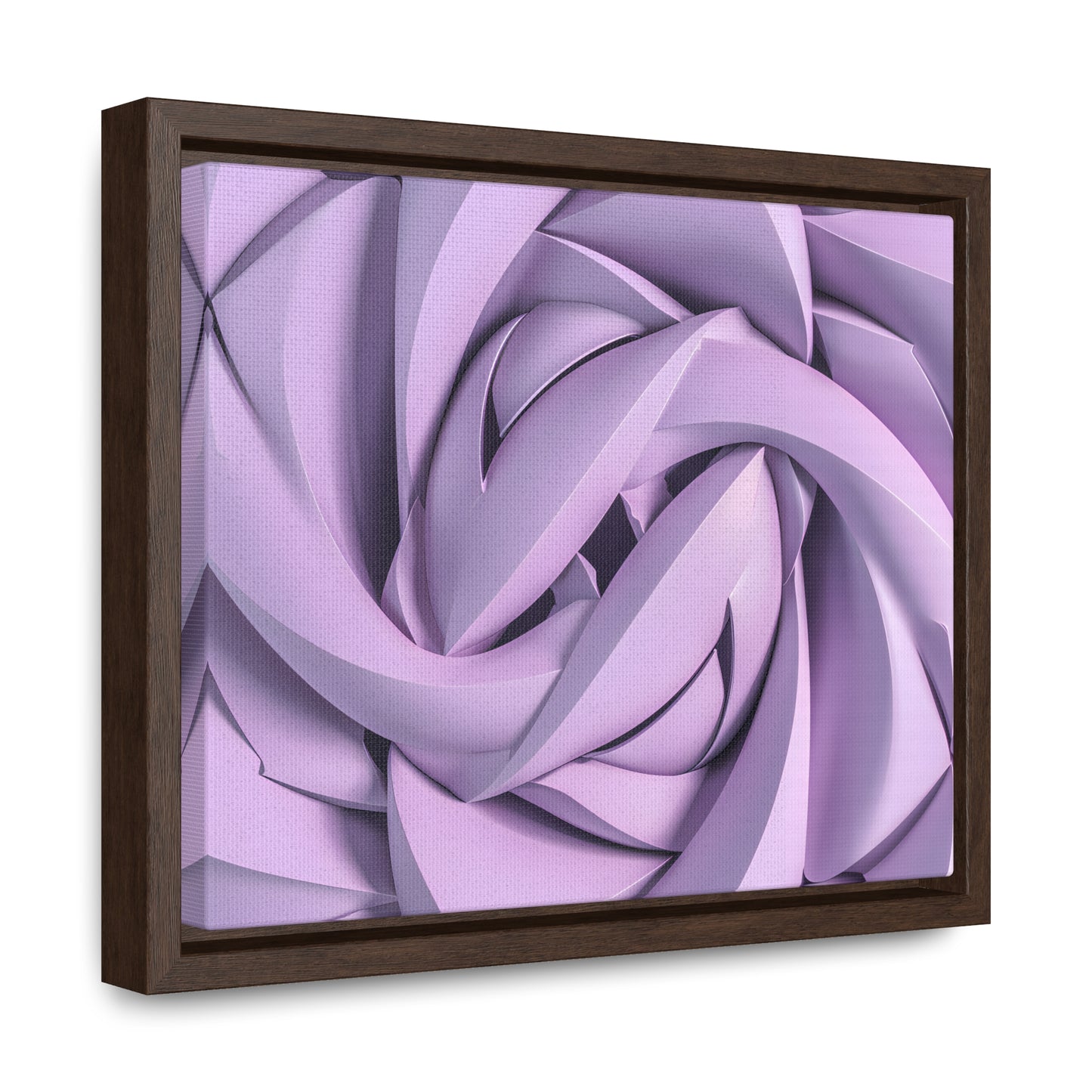 Spiral Petals - Gallery Canvas Wraps, Horizontal Frame