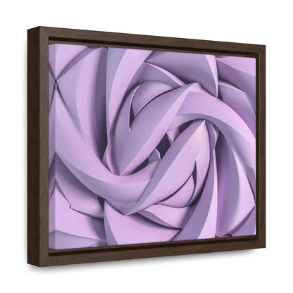 Spiral Petals - Gallery Canvas Wraps, Horizontal Frame