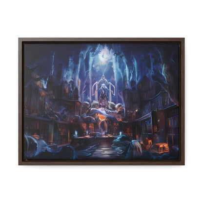 Sanctuary of the Forgotten Tomes - Gallery Canvas Wraps, Horizontal Frame