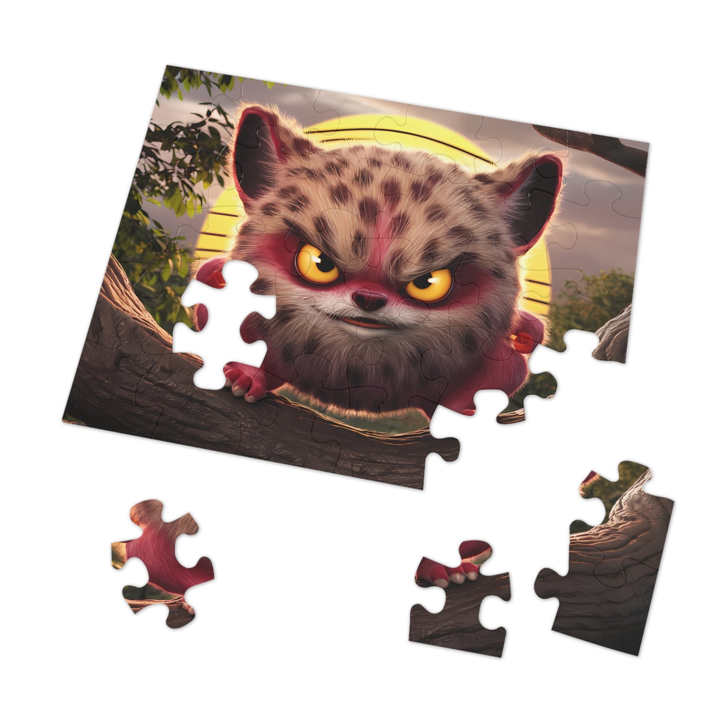 Fierce Guardian of the Sunset - Jigsaw Puzzle (30, 110, 252, 500,1000-Piece)