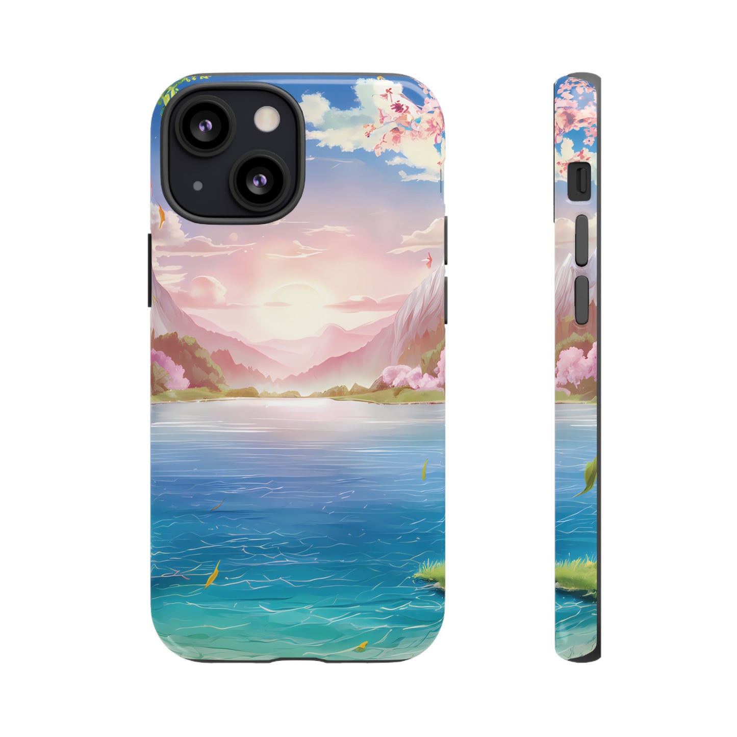 Serene Lake and Mountains - Smartphone Tough Cases