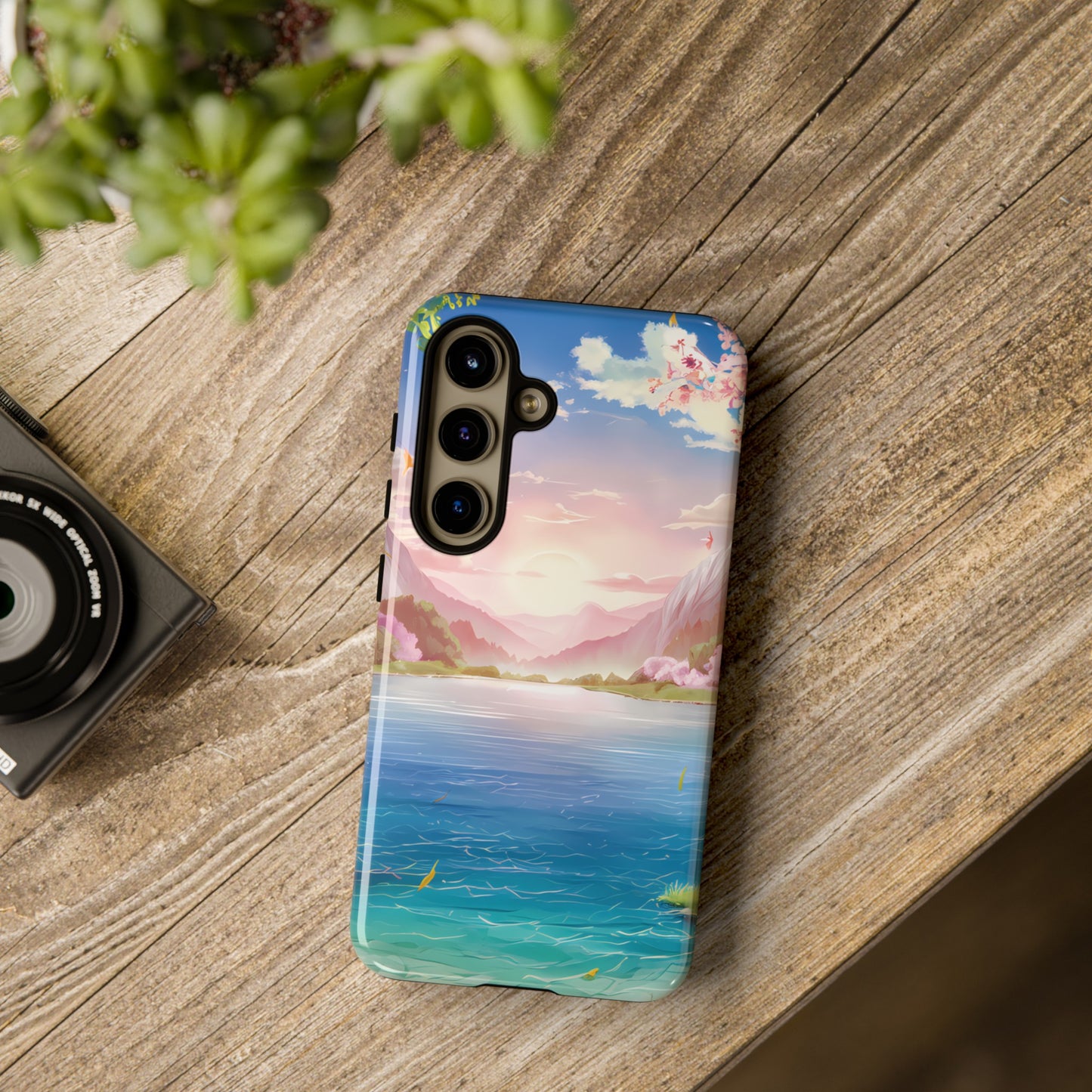 Serene Lake and Mountains - Smartphone Tough Cases