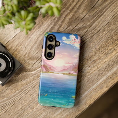 Serene Lake and Mountains - Smartphone Tough Cases