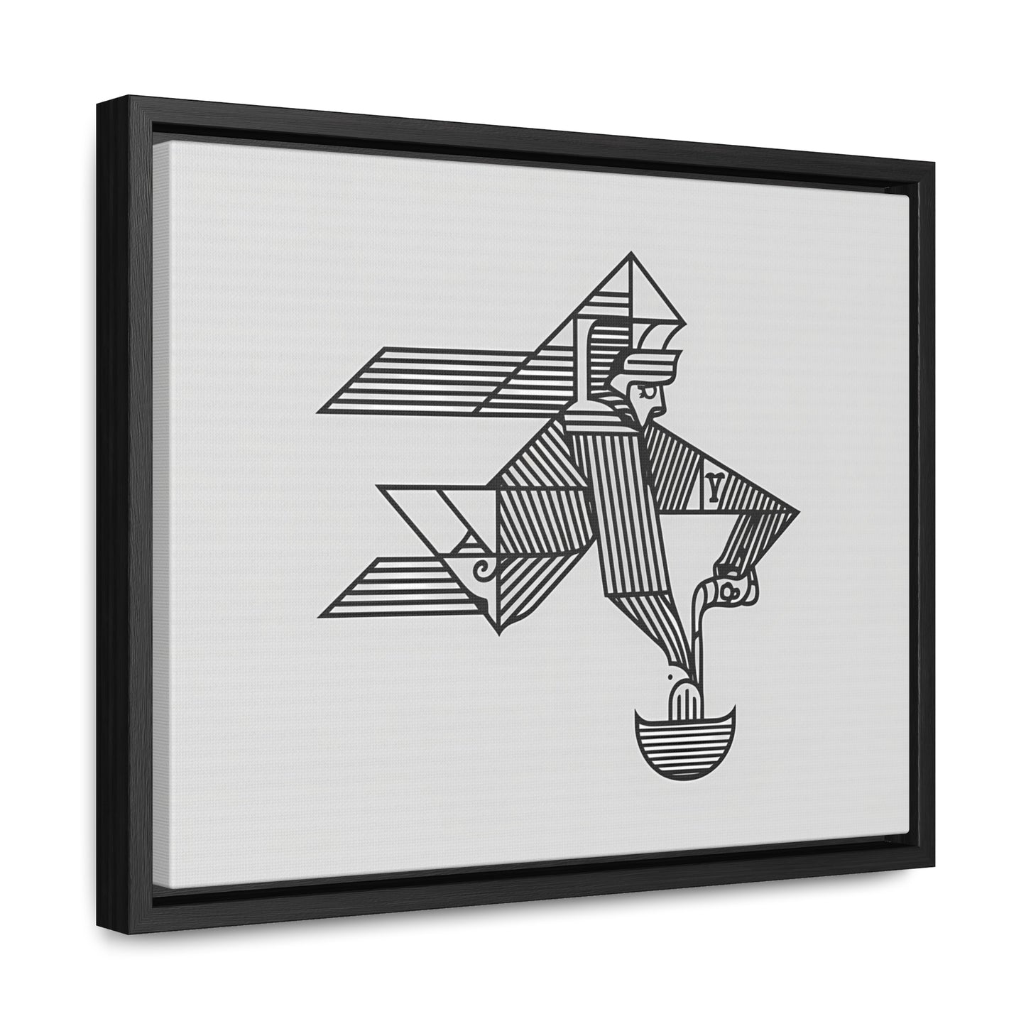 "The Water Bearer" - Gallery Canvas Wraps, Horizontal Frame
