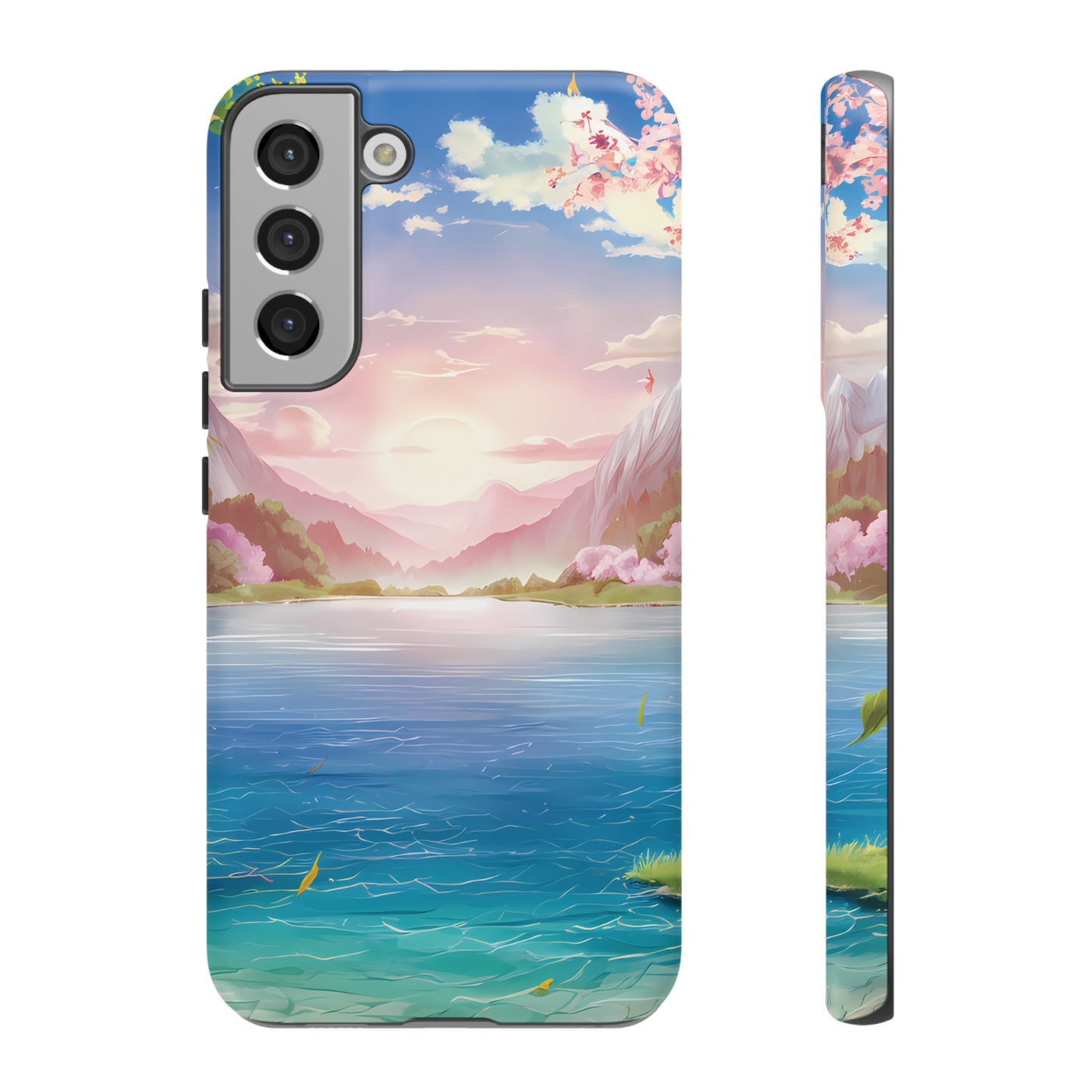 Serene Lake and Mountains - Smartphone Tough Cases