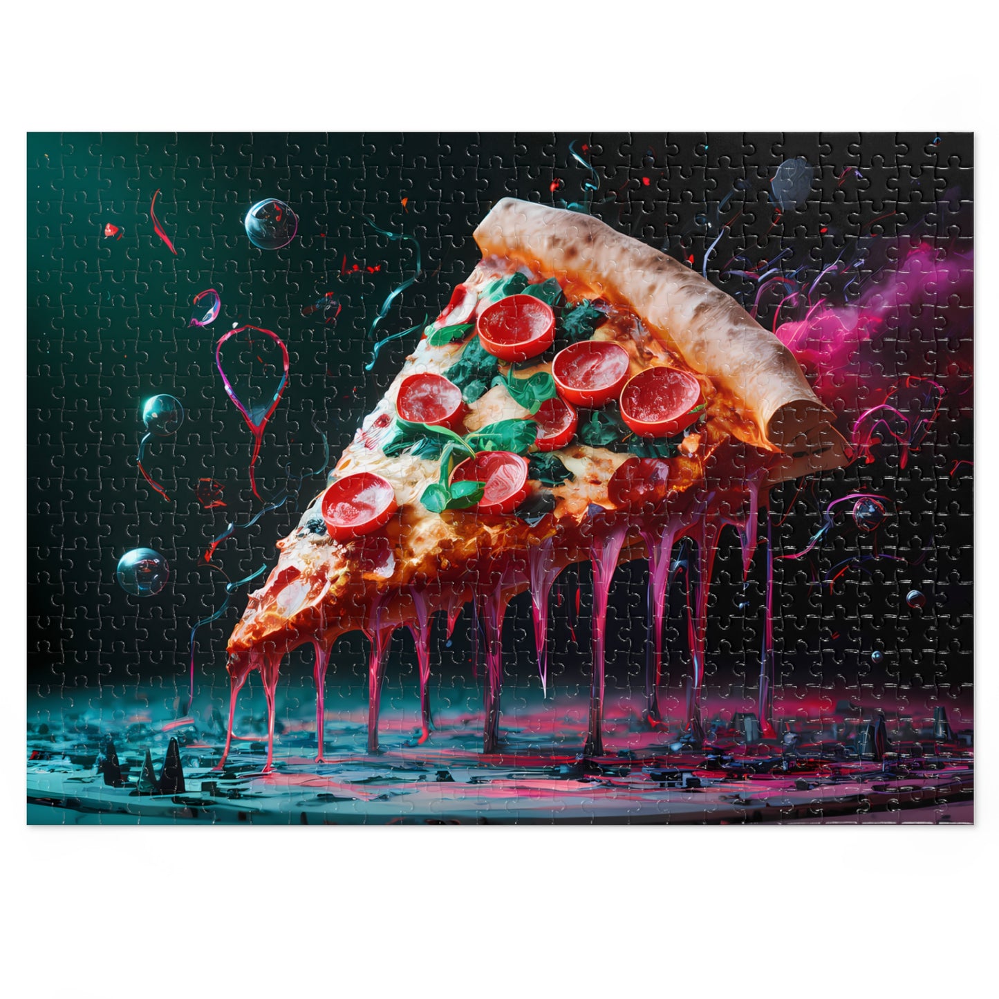 "Cosmic Pizza Slice" - Jigsaw Puzzle (30, 110, 252, 500,1000-Piece)