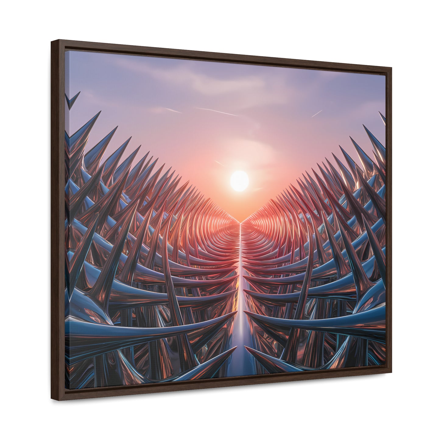 Path of Thorns at Sunrise - Gallery Canvas Wraps, Horizontal Frame