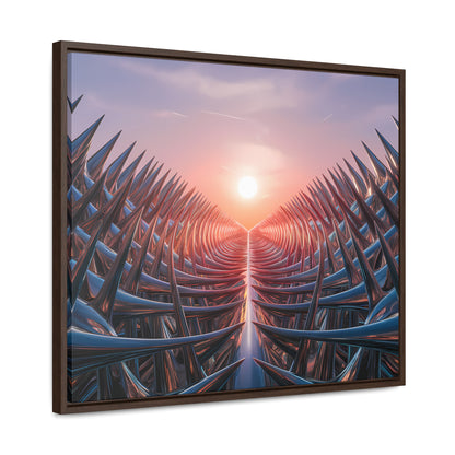 Path of Thorns at Sunrise - Gallery Canvas Wraps, Horizontal Frame