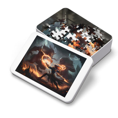 Battle of the Infernal Beasts - Jigsaw Puzzle (30, 110, 252, 500,1000-Piece)