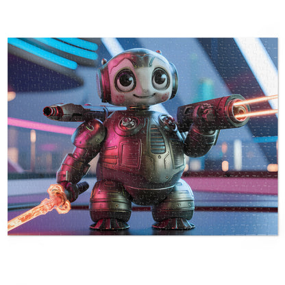 Galactic Guardian Bot - Jigsaw Puzzle (30, 110, 252, 500,1000-Piece)