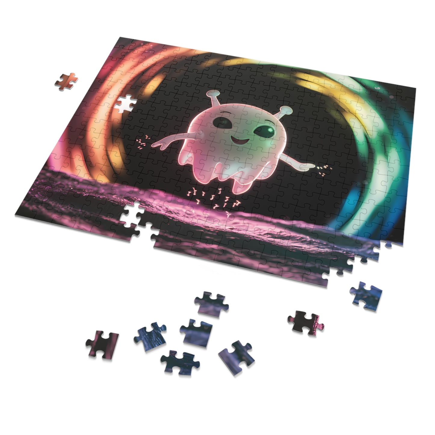 Cosmic Jellybean Adventure - Jigsaw Puzzle (30, 110, 252, 500,1000-Piece)
