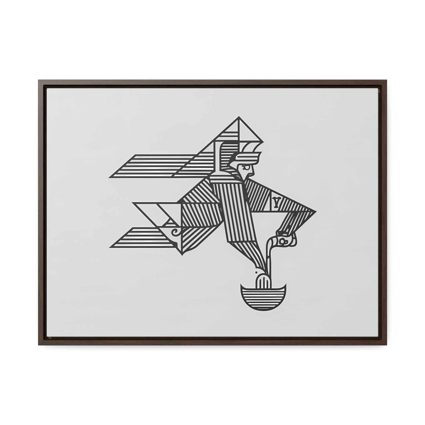 "The Water Bearer" - Gallery Canvas Wraps, Horizontal Frame