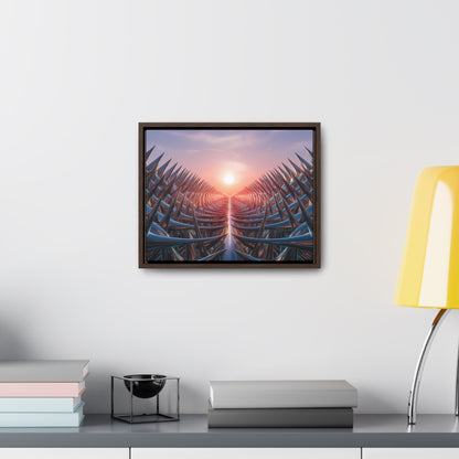 Path of Thorns at Sunrise - Gallery Canvas Wraps, Horizontal Frame