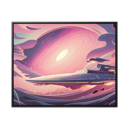Voyage Through the Cosmic Vortex - Gallery Canvas Wraps, Horizontal Frame