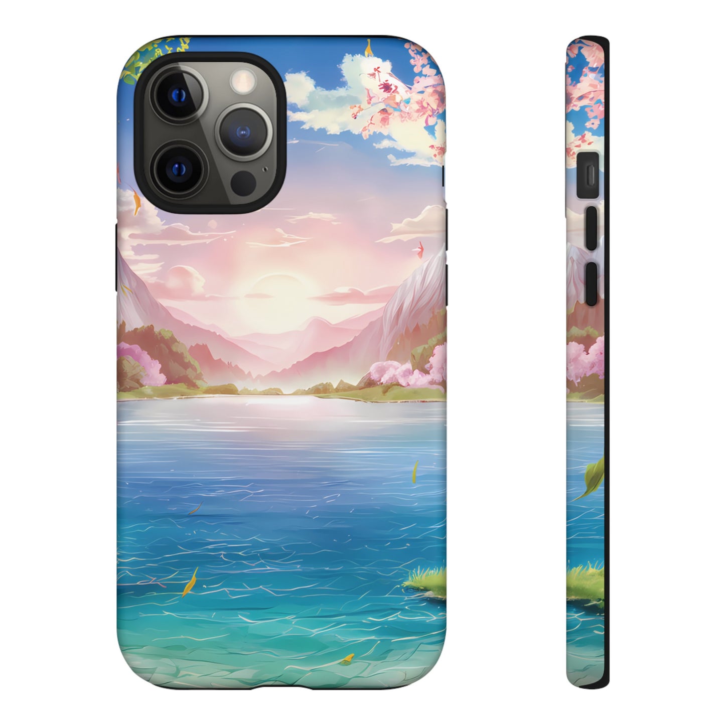 Serene Lake and Mountains - Smartphone Tough Cases