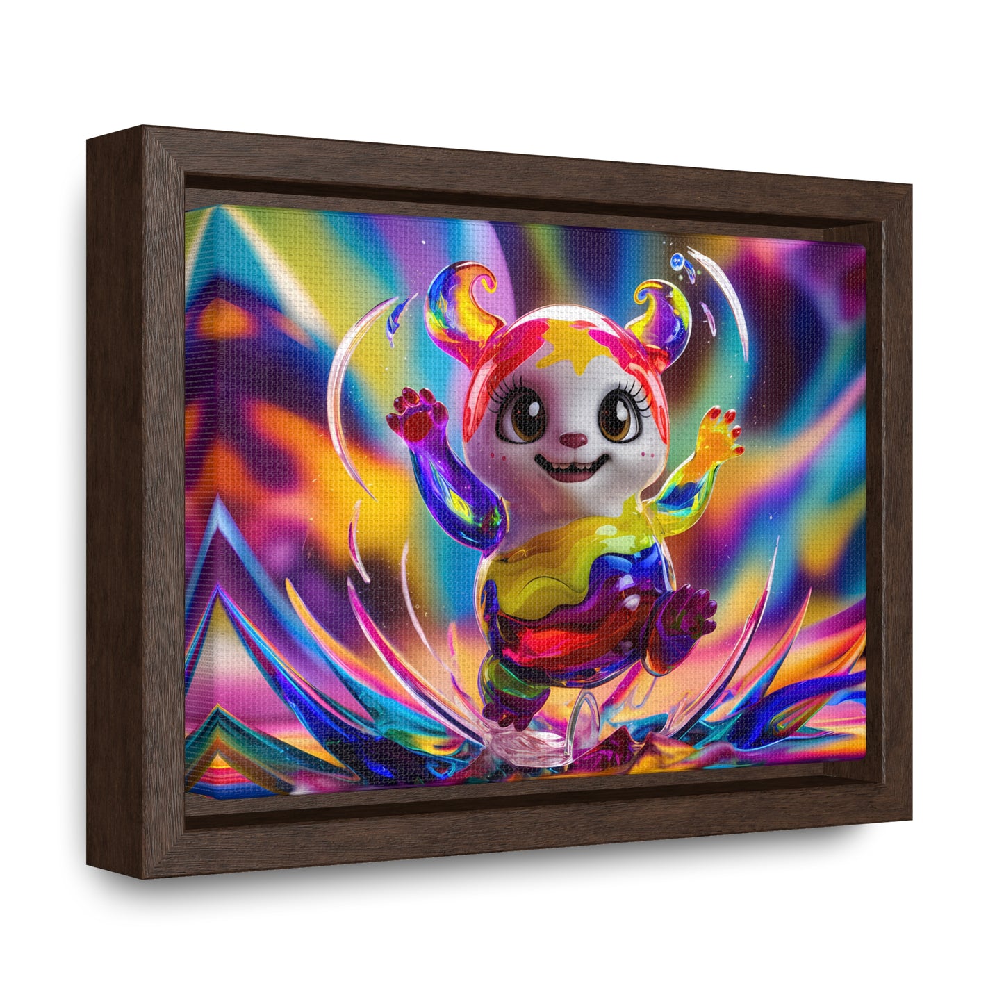 Splash of Joy - Gallery Canvas Wraps, Horizontal Frame