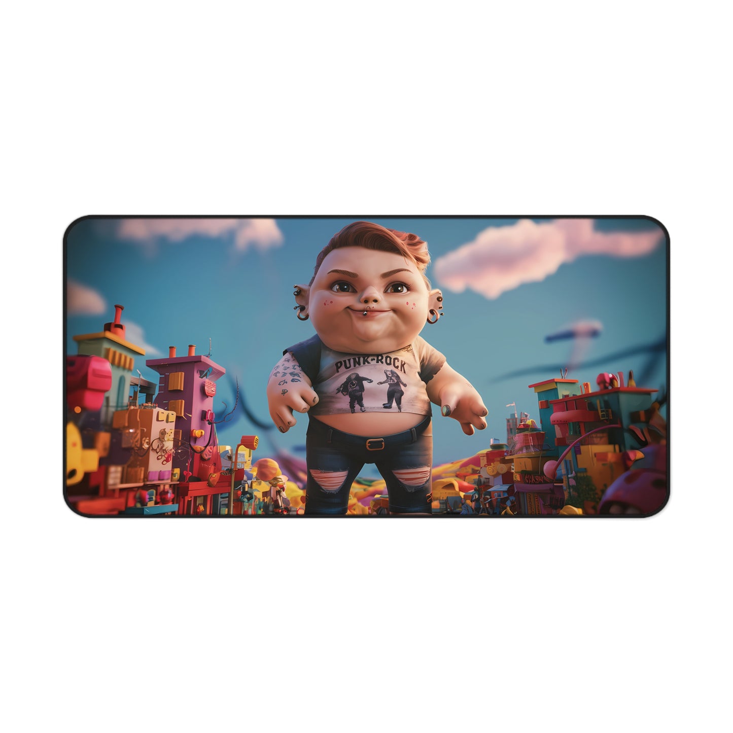 Punk Rock Baby Giant - Desk Mat