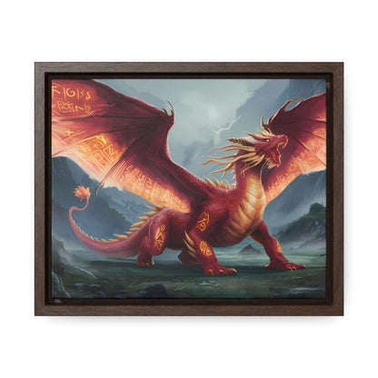 The Inferno Guardian - Gallery Canvas Wraps, Horizontal Frame