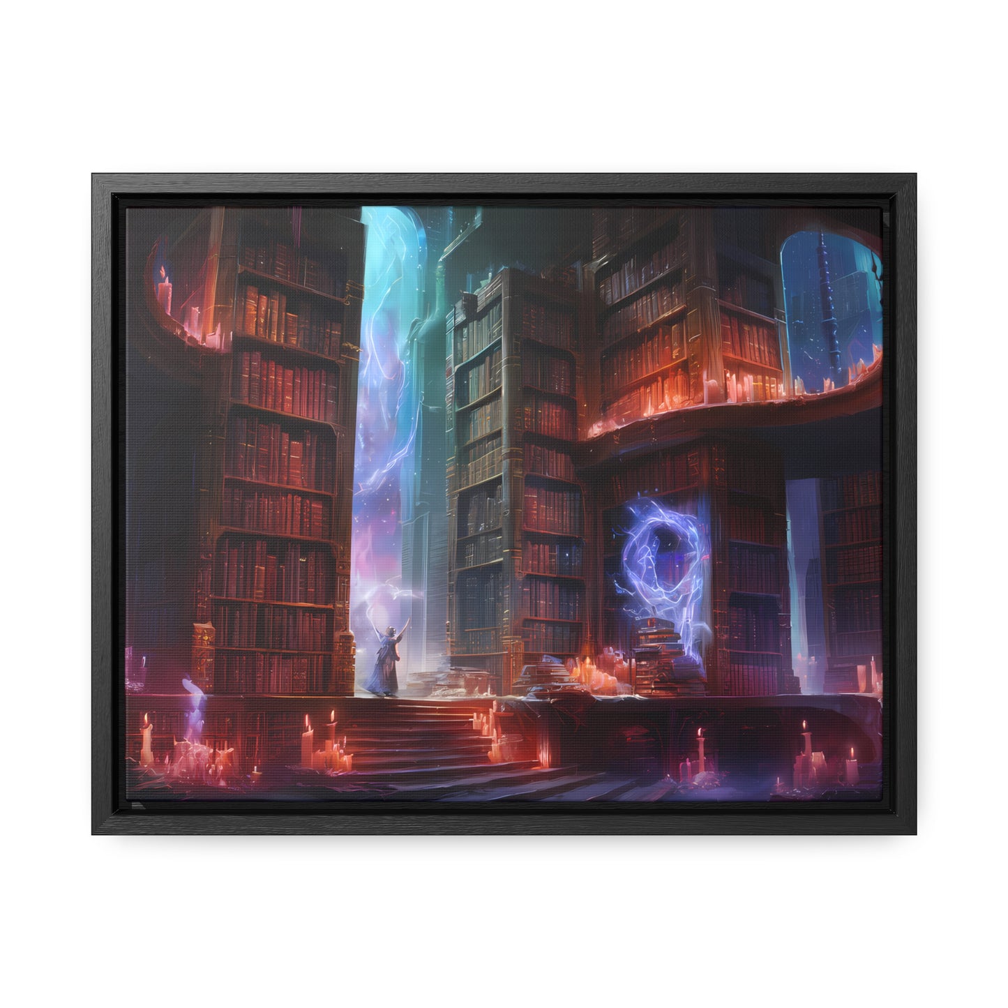 The Arcane Library of Eternal Wisdom - Gallery Canvas Wraps, Horizontal Frame