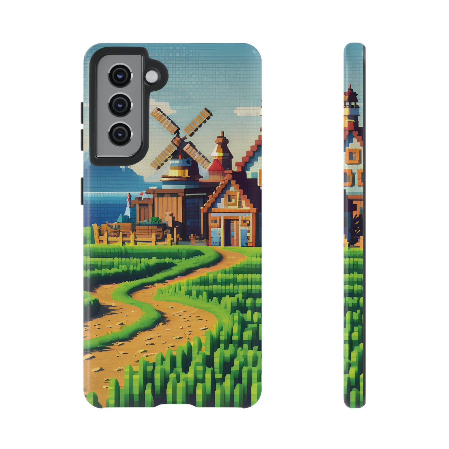 Pixel farming Village - Smartphone Tough Cases