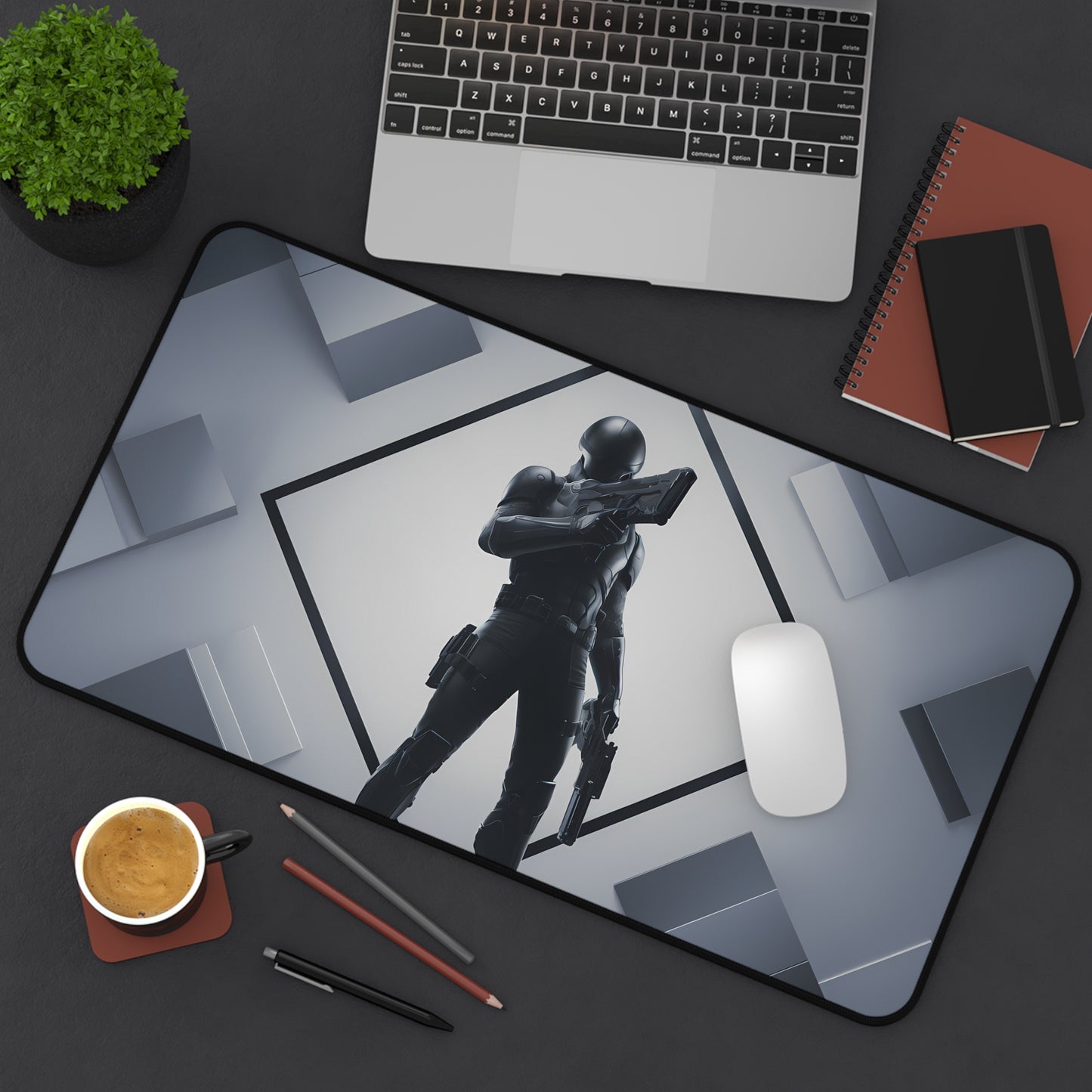 Sentinel of the Shadows - Desk Mat