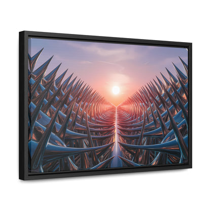 Path of Thorns at Sunrise - Gallery Canvas Wraps, Horizontal Frame