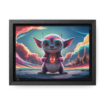 Guardian of the Cosmic Heart - Gallery Canvas Wraps, Horizontal Frame