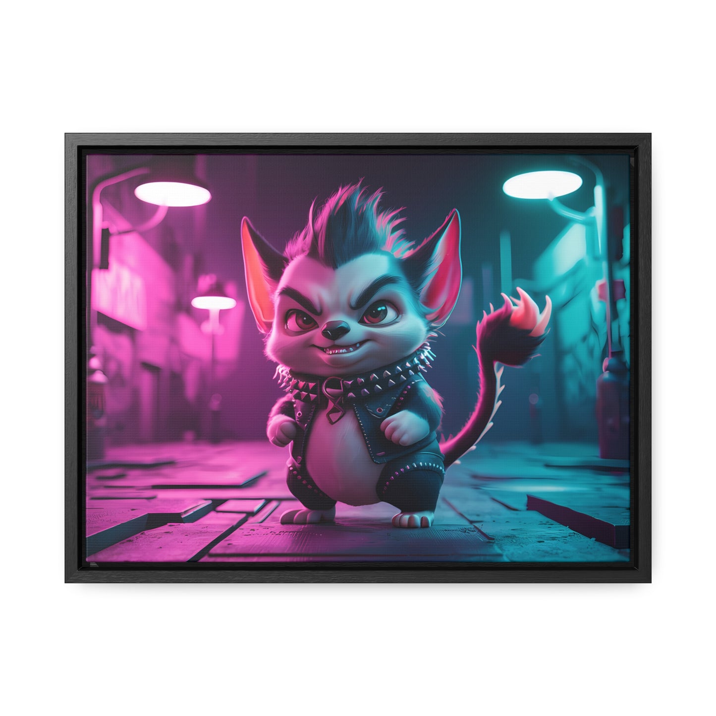 Punk Alley Prowler - Gallery Canvas Wraps, Horizontal Frame