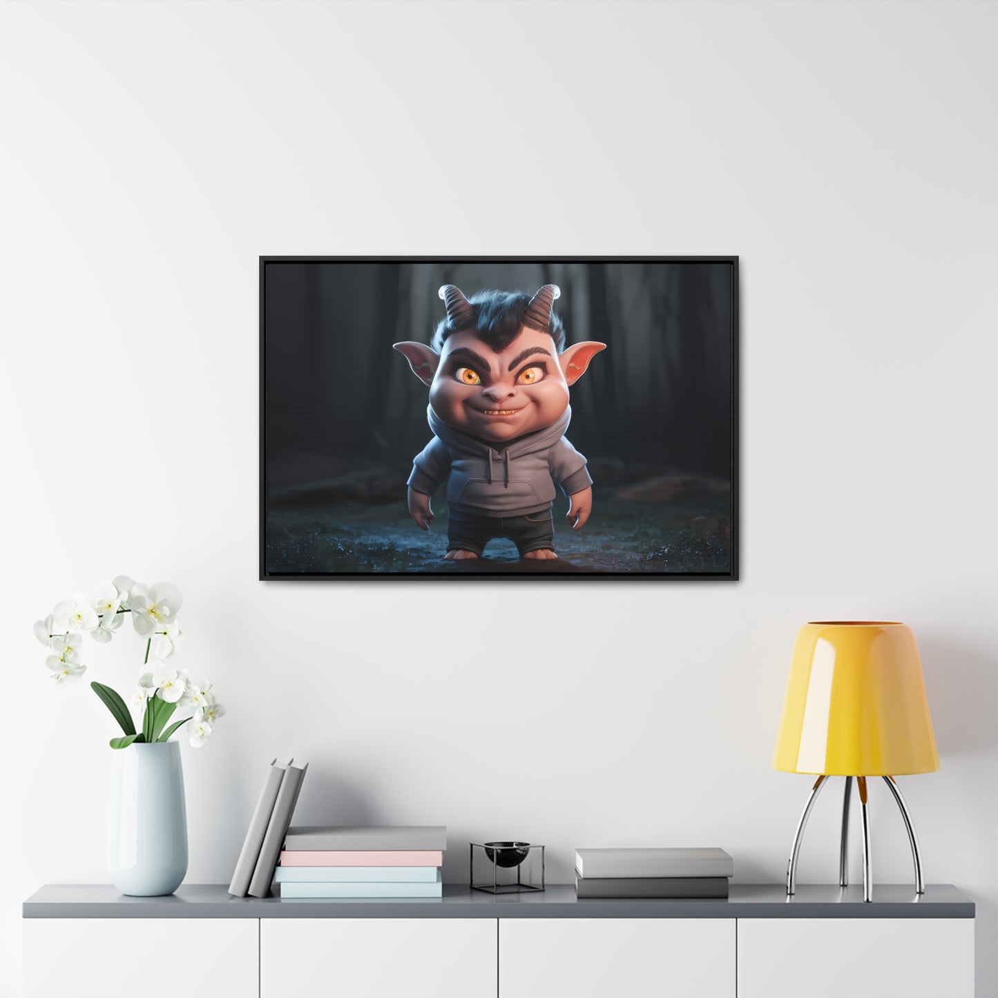 "Forest Mischief" - Gallery Canvas Wraps, Horizontal Frame
