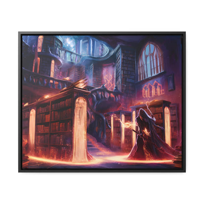 The Arcane Library of Eternal Knowledge - Gallery Canvas Wraps, Horizontal Frame