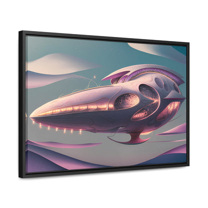 Voyage of the Celestial Whale - Gallery Canvas Wraps, Horizontal Frame