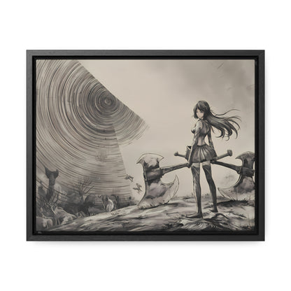 Echoes of the Abyss - Gallery Canvas Wraps, Horizontal Frame