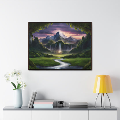 Loading Spinner in Progress - Gallery Canvas Wraps, Horizontal Frame