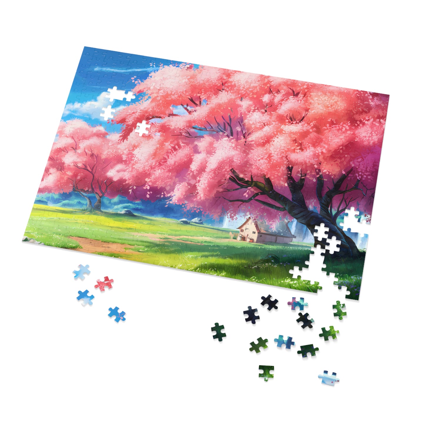Serenity in Bloom - Jigsaw Puzzle (30, 110, 252, 500,1000-Piece)