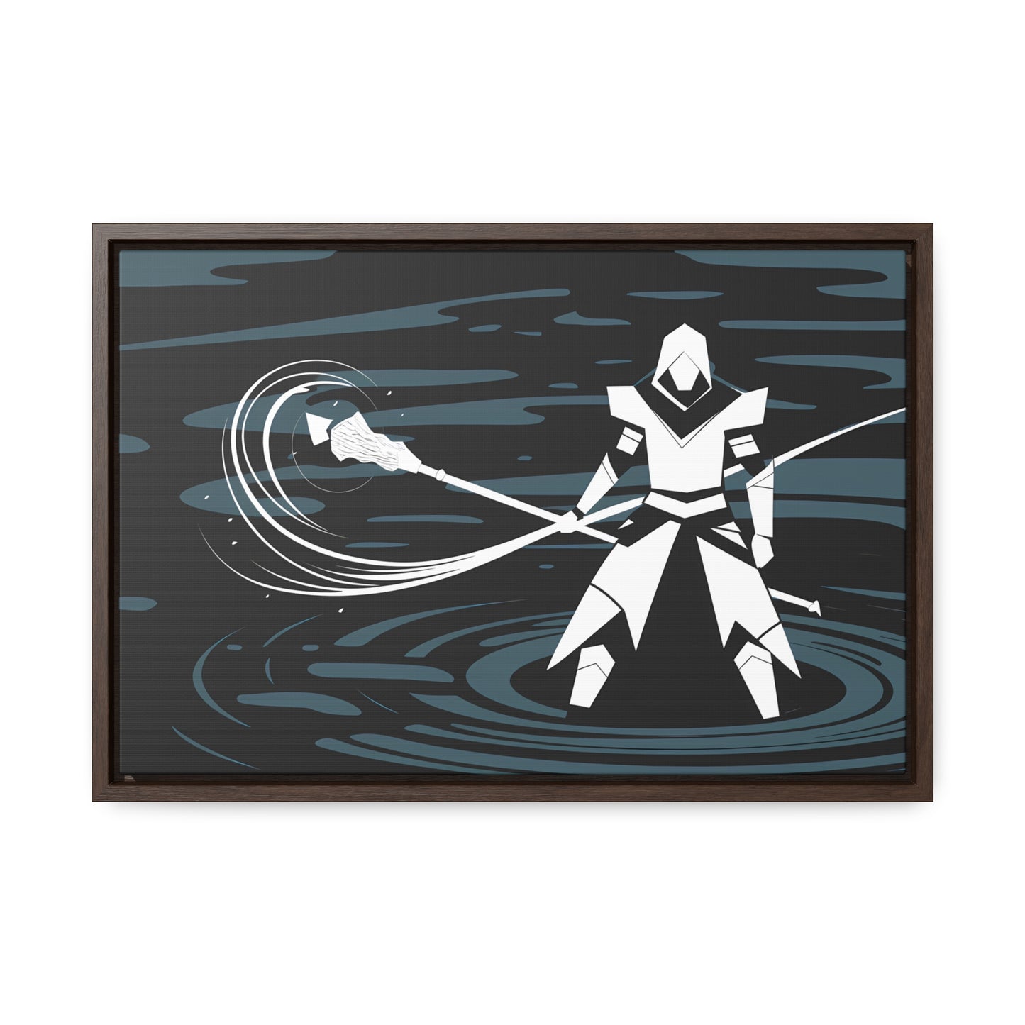 "Guardian of the Abyss" - Gallery Canvas Wraps, Horizontal Frame