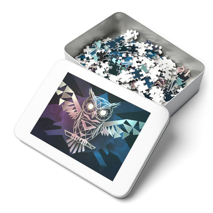 Geometric Owl of the Night - Jigsaw Puzzle (30, 110, 252, 500,1000-Piece)