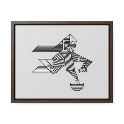 "The Water Bearer" - Gallery Canvas Wraps, Horizontal Frame