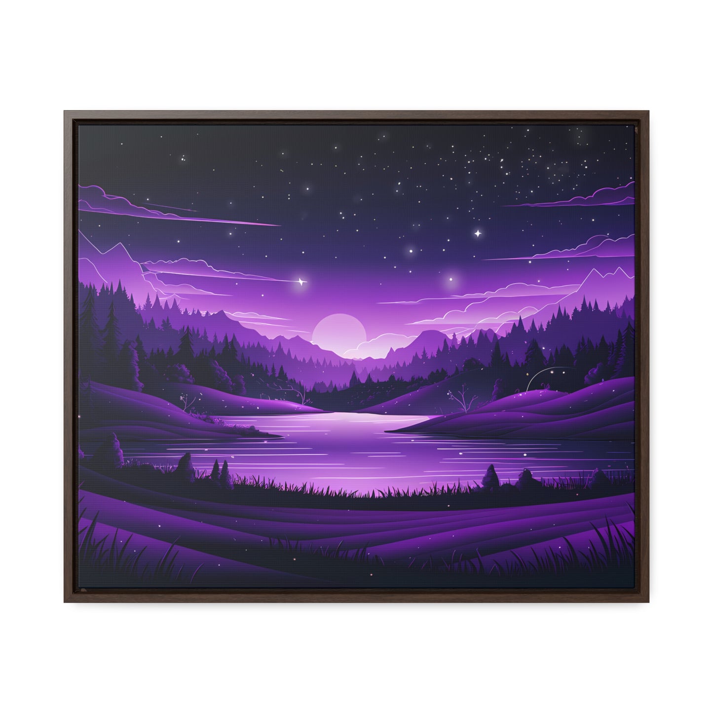 Twilight Serenity - Gallery Canvas Wraps, Horizontal Frame