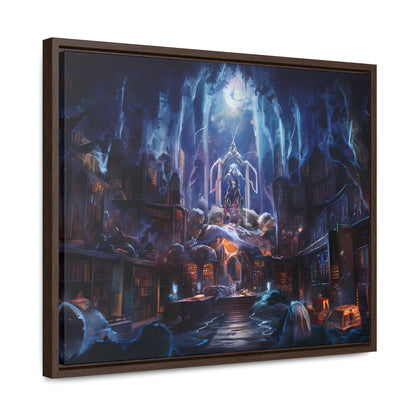 Sanctuary of the Forgotten Tomes - Gallery Canvas Wraps, Horizontal Frame