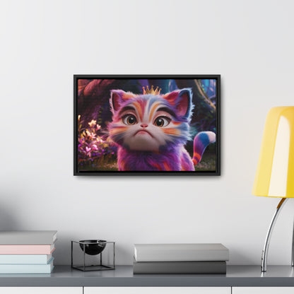 Regal Whiskers in the Enchanted Forest - Gallery Canvas Wraps, Horizontal Frame
