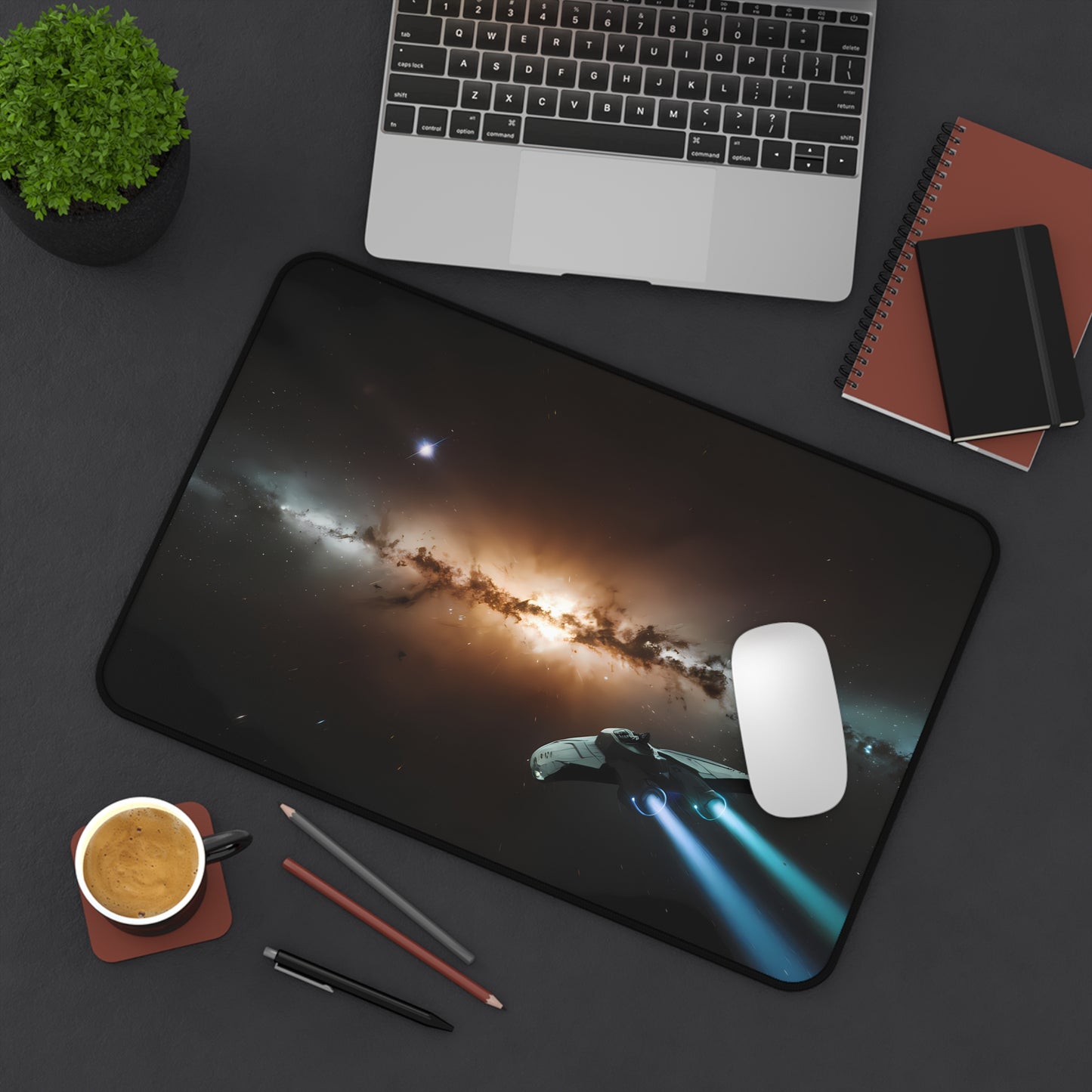 Beyond the Edge of the Galaxy - Desk Mat